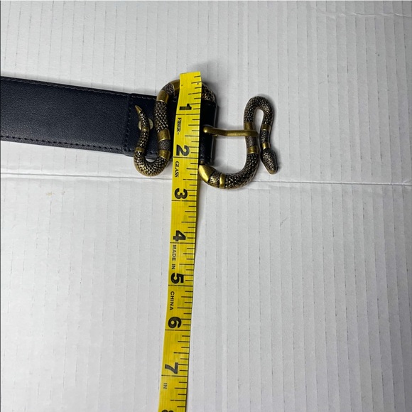 GUCCI Leather Snake Belt - Picture 13 of 16